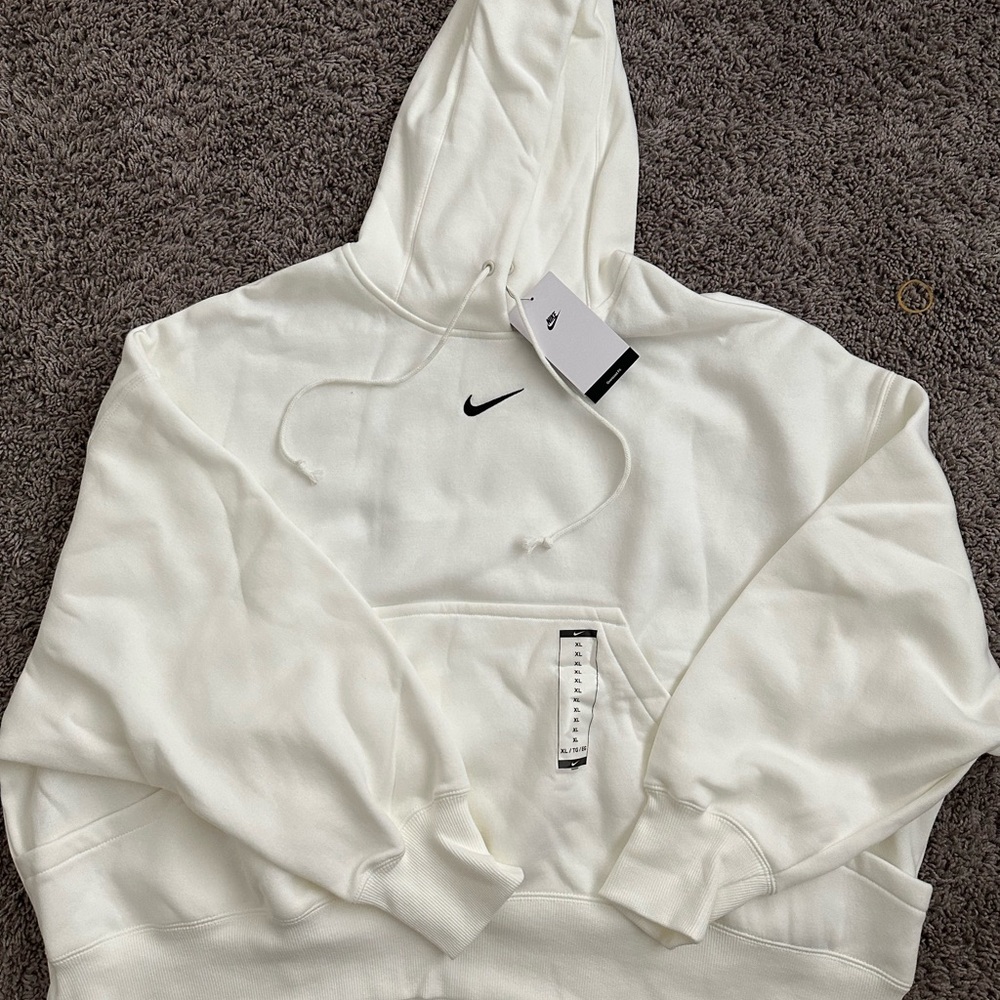 Nike White Hoodie